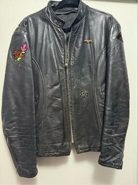 Harley Davidson Black Leather Jacket